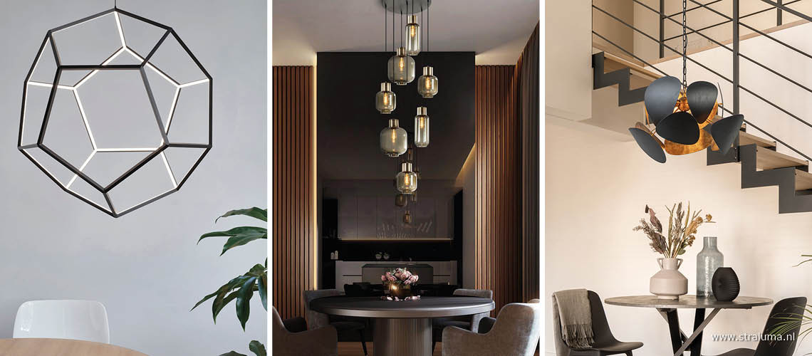 Inspiratie: Lampen voor boven een ronde eettafel
